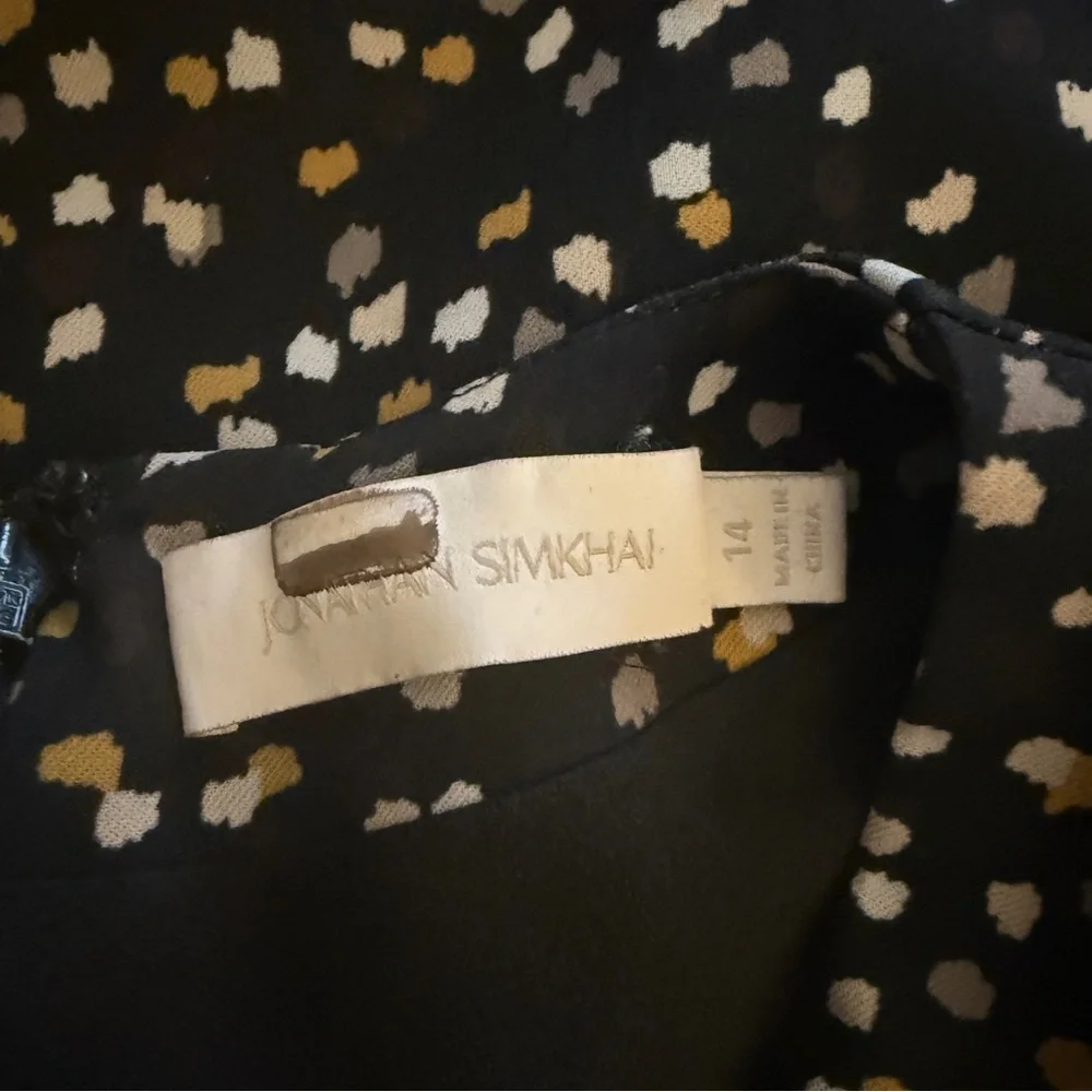 Jonathan Simkhai Marina Printed Crepe Dress - Picture 8 of 9